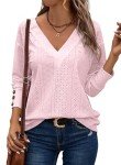 Cute V-Neck Loose Fit Summer Top for Women