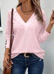 Cute V-Neck Loose Fit Summer Top for Women