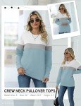 Cute Colorblock Long Sleeve Sweatshirt for Women