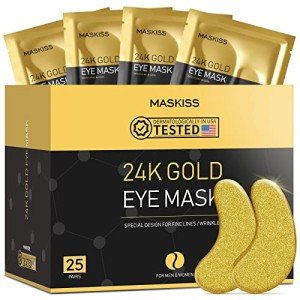 24k Gold Under Eye Patches for Puffiness