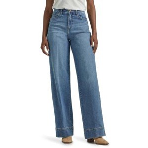 Lee Women's High Rise Retro Trouser Jeans