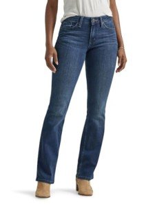 Lee Women's Mid Rise Bootcut Jeans in Compass