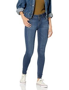 WallFlower Women's Ultra Skinny Mid-Rise Jeans