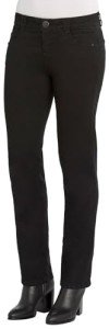 Democracy Women's Black Straight Leg Jeans, Size 10