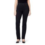 Gloria Vanderbilt Women's Black High Rise Tapered Jeans