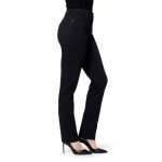 Gloria Vanderbilt Women's Black High Rise Tapered Jeans