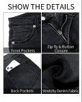 High Rise Stretchy Black Jeans for Women