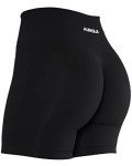 AURORA Women's Seamless Scrunch Gym Workout Shorts