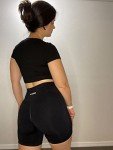 AURORA Women's Seamless Scrunch Gym Workout Shorts
