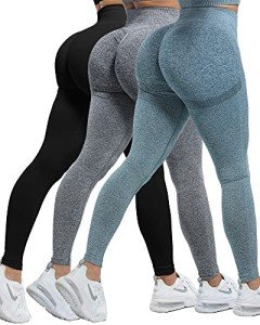 3 Piece Scrunch Butt Leggings Set for Women