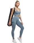 3 Piece Scrunch Butt Leggings Set for Women