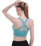 High Impact Criss Cross Sports Bra for Women