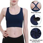 High Impact Criss Cross Sports Bra for Women