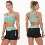 Women's Yoga Workout Set with Bra and Leggings