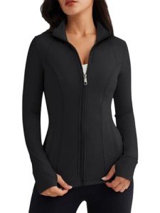 Trendy Women's Lightweight Zip-Up Hoodie with Pockets