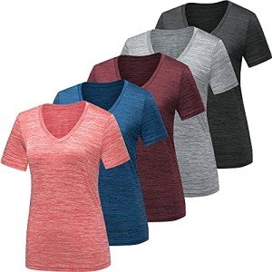 Moisture-Wicking Workout Shirts for Women, XX-Large