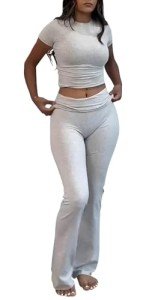 Women’s Casual Two-Piece Workout Outfit Set