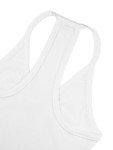 Women's Racerback Yoga Tank Top - White, M