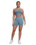 High Waisted Butt Lifting Workout Shorts - 4 Pack