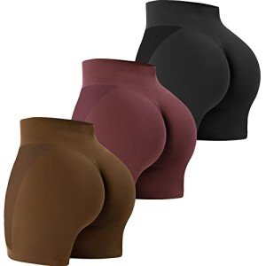 Seamless High Waist Butt Lifting Yoga Shorts