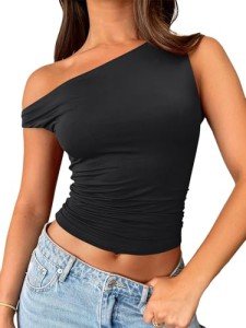 Chic Off-Shoulder Crop Top for Women