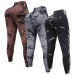 Tie Dye High Waisted Scrunch Butt Leggings - 3 Pack