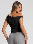 Chic Off-Shoulder Crop Top for Women