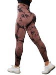 Tie Dye High Waisted Scrunch Butt Leggings - 3 Pack