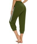 Women's Capri Jogger Cargo Pants with Pockets