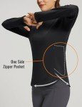 BALEAF Women's Fleece Lined Thermal Workout Top