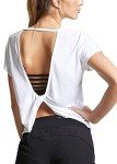 Backless Workout Top for Women - Casual Summer Style
