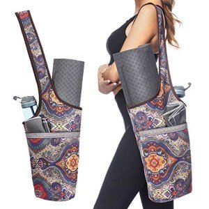 Ewedoos Large Yoga Mat Bag with Pockets