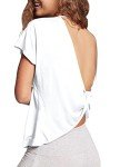 Backless Workout Top for Women - Casual Summer Style
