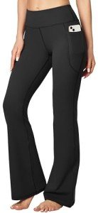 High Waisted Bootcut Yoga Pants with Pockets