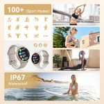 Smart Fitness Watch with Heart Rate & SpO2 Monitor