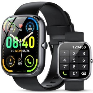 HD Smart Watch with Health Monitors and Call Features