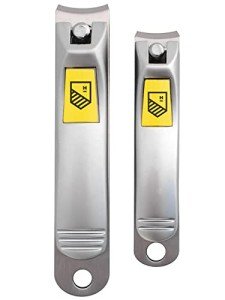 Stainless Steel Nail Clippers Set - 2 Pack