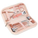 Rose Gold Nail Clipper Set with Pink Case