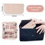 Rose Gold Nail Clipper Set with Pink Case