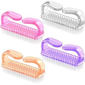 4-Pack Nail Brush Set for Men and Women