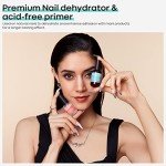 Modelones Nail Dehydrator & Primer Kit, Acid-Free