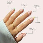 Glamnetic Confetti Press On Almond Nails Kit