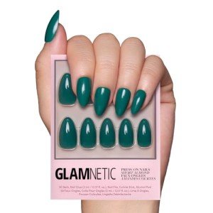 Emerald Green Glamnetic Press On Nail Kit