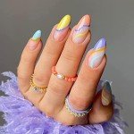 6 Pack Press-On Nails Set for Women