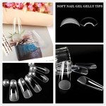 216pcs Long Coffin Press-On Fake Nail Tips