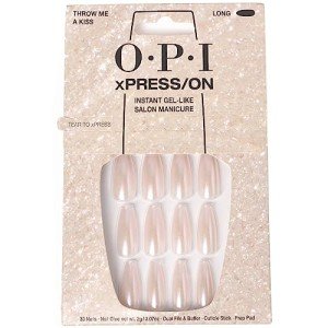 OPI Throw Me a Kiss: Soft Pink Coffin Nails