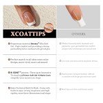 Medium Almond French Tip Press-On Nails - Brown