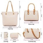 Designer Women's Tote Bag with Shoulder Strap, Beige