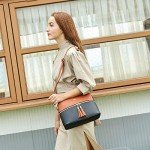 Stylish Women's Synthetic Leather Handbag Set - 4pcs