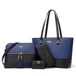4-Piece Women's Handbag and Wallet Set